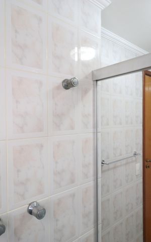 Apartamento para alugar com 145m², 4 quartos e 3 vagasBanheiro da Suíte 1