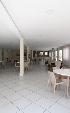 Apartamento para alugar com 46m², 2 quartos e 1 vagaÁrea comum - Salão de festas