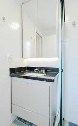 Apartamento à venda com 68m², 2 quartos e 2 vagasBanheiro do Quarto 2