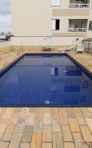Apartamento para alugar com 61m², 3 quartos e 1 vagaÁrea comum - Piscina
