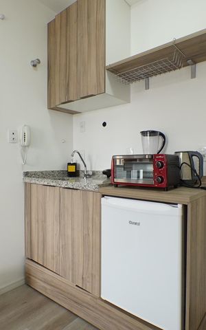 Studio para alugar com 28m², 1 quarto e 1 vagaCozinha
