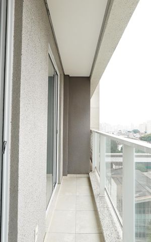 Studio para alugar com 28m², 1 quarto e 1 vagaVaranda