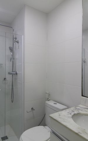 Apartamento para alugar com 120m², 3 quartos e 2 vagasBanheiro Social
