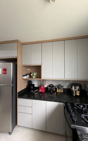 Apartamento à venda com 45m², 2 quartos e 1 vaga Apartamento à venda com 45m², 2 quartos e 1 vagaCozinha e Área de Serviço