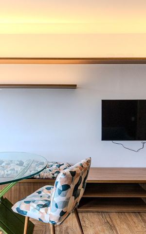 Apartamento para alugar com 49m², 1 quarto e 1 vaga Apartamento para alugar com 49m², 1 quarto e 1 vagaSala
