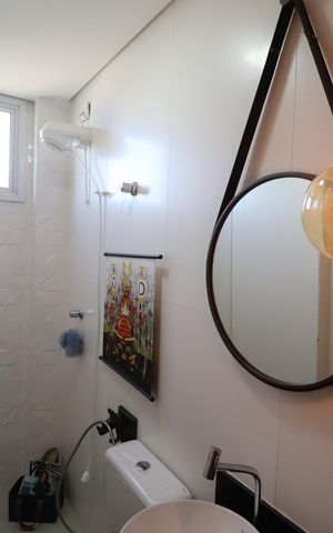 Apartamento para alugar com 74m², 2 quartos e 2 vagasBanheiro Social