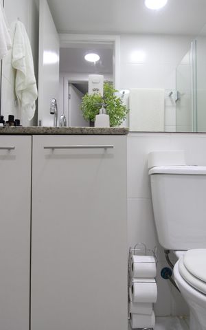 Apartamento para alugar com 60m², 2 quartos e 1 vagaBanheiro social