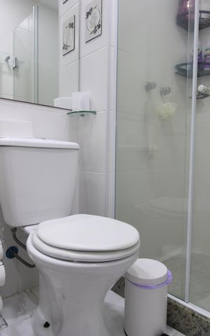 Apartamento para alugar com 60m², 2 quartos e 1 vagaBanheiro social