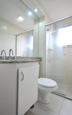 Apartamento para alugar com 93m², 3 quartos e 2 vagasBanheiro da Suíte
