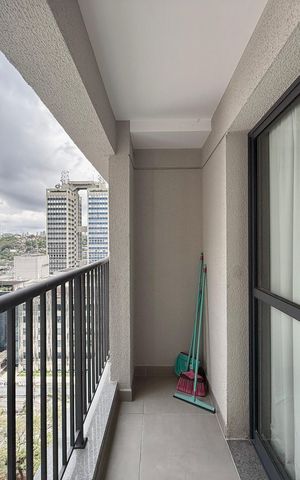 Studio para alugar com 24m², 1 quarto e sem vaga Studio para alugar com 24m², 1 quarto e sem vagaSacada