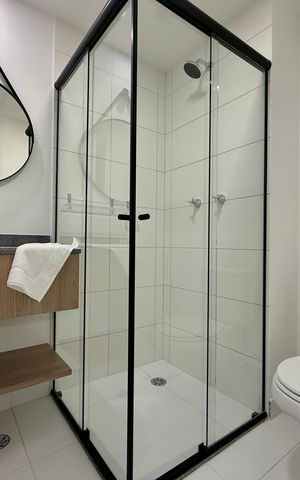 Studio para alugar com 24m², 1 quarto e sem vaga Studio para alugar com 24m², 1 quarto e sem vagaBanheiro