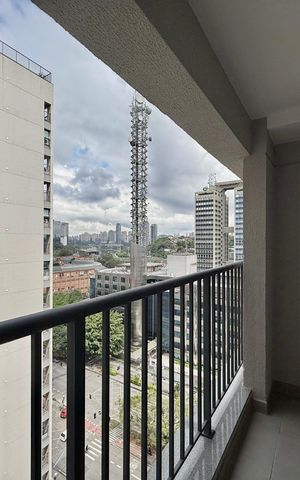 Studio para alugar com 24m², 1 quarto e sem vaga Studio para alugar com 24m², 1 quarto e sem vagaSacada