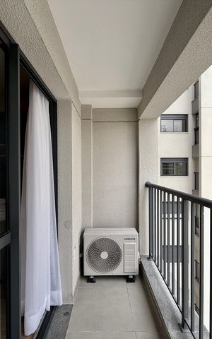 Studio para alugar com 24m², 1 quarto e sem vaga Studio para alugar com 24m², 1 quarto e sem vagaSacada