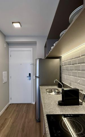 Studio para alugar com 24m², 1 quarto e sem vaga Studio para alugar com 24m², 1 quarto e sem vagaCozinha
