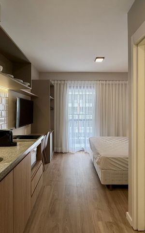 Studio para alugar com 24m², 1 quarto e sem vaga Studio para alugar com 24m², 1 quarto e sem vagaCozinha