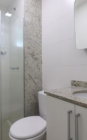 Apartamento para alugar com 52m², 1 quarto e 1 vagaBanheiro