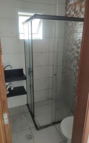 Casa de condomínio para alugar com 55m², 2 quartos e 1 vagaBanheiro