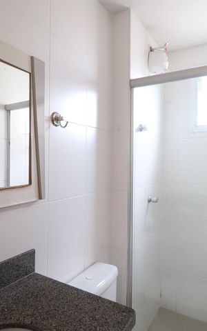 Apartamento para alugar com 55m², 2 quartos e 1 vagaBanheiro Social