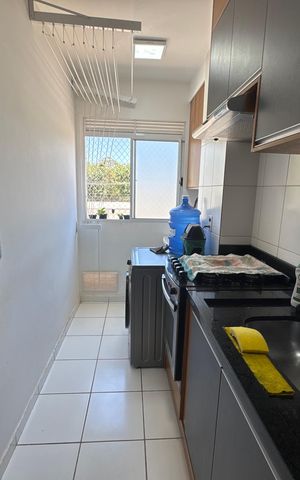 Apartamento para alugar com 47m², 2 quartos e 1 vaga Apartamento para alugar com 47m², 2 quartos e 1 vagaCozinha e Área de Serviço