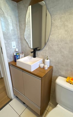 Apartamento para alugar com 47m², 2 quartos e 1 vaga Apartamento para alugar com 47m², 2 quartos e 1 vagaBanheiro
