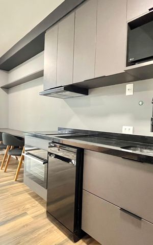 Studio para alugar com 40m², 1 quarto e 1 vaga Studio para alugar com 40m², 1 quarto e 1 vagaCozinha