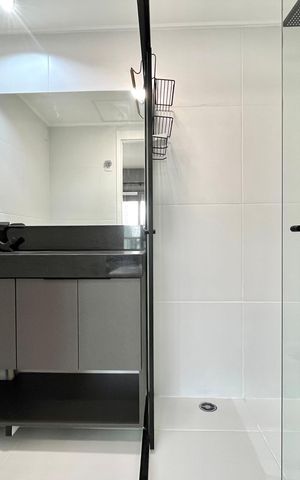 Studio para alugar com 40m², 1 quarto e 1 vaga Studio para alugar com 40m², 1 quarto e 1 vagaBanheiro