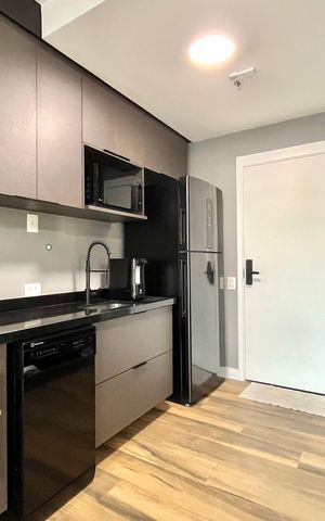 Studio para alugar com 40m², 1 quarto e 1 vaga Studio para alugar com 40m², 1 quarto e 1 vagaCozinha