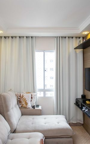 Apartamento à venda com 44m², 2 quartos e 1 vagaSala