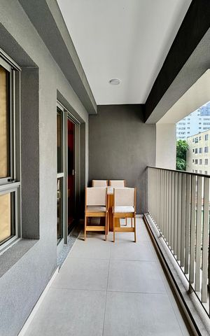 Apartamento para alugar com 34m², 1 quarto e sem vaga Apartamento para alugar com 34m², 1 quarto e sem vagaVaranda