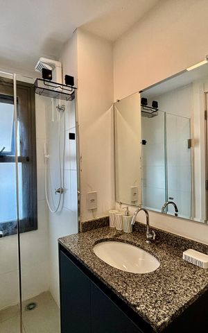 Apartamento para alugar com 34m², 1 quarto e sem vaga Apartamento para alugar com 34m², 1 quarto e sem vagaBanheiro