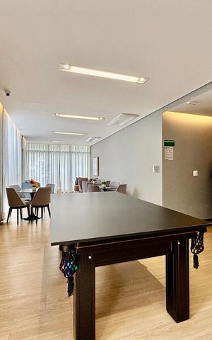 Apartamento para alugar com 34m², 1 quarto e sem vaga Apartamento para alugar com 34m², 1 quarto e sem vagaSalão de jogos