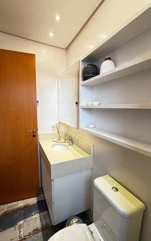 Apartamento à venda com 140m², 4 quartos e 4 vagas Apartamento à venda com 140m², 4 quartos e 4 vagasBanheiro da Suíte 3