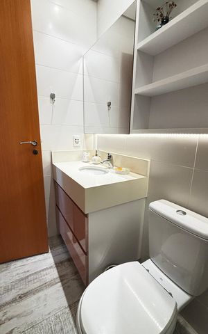 Apartamento à venda com 140m², 4 quartos e 4 vagas Apartamento à venda com 140m², 4 quartos e 4 vagasBanheiro da Suíte 2