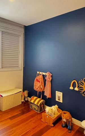 Apartamento à venda com 140m², 4 quartos e 4 vagas Apartamento à venda com 140m², 4 quartos e 4 vagasQuarto Infantil
