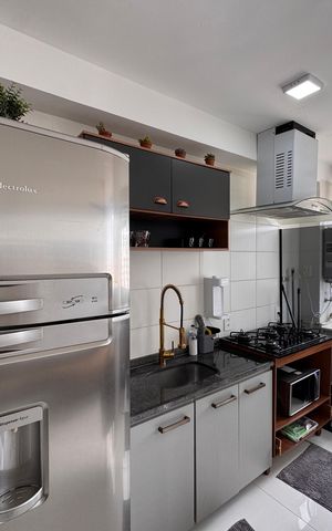 Apartamento para alugar com 56m², 2 quartos e 1 vaga Apartamento para alugar com 56m², 2 quartos e 1 vagaCozinha e Área de Serviço