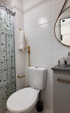 Apartamento para alugar com 56m², 2 quartos e 1 vaga Apartamento para alugar com 56m², 2 quartos e 1 vagaBanheiro Social