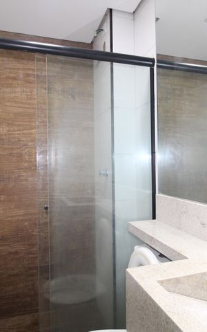 Casa de condomínio para alugar com 46m², 2 quartos e 1 vagaBanheiro