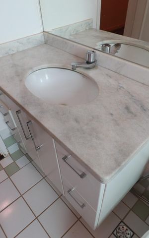 Apartamento para alugar com 128m², 3 quartos e 2 vagasBanheiro suite 1