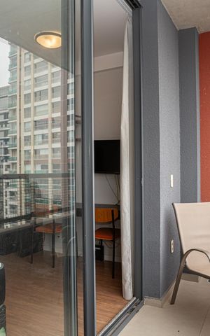 Studio à venda com 25m², 1 quarto e sem vaga Studio à venda com 25m², 1 quarto e sem vagaVaranda do Quarto