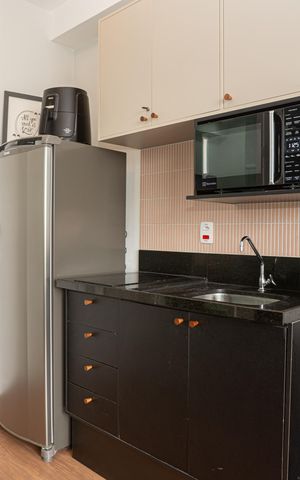 Studio à venda com 25m², 1 quarto e sem vaga Studio à venda com 25m², 1 quarto e sem vagaCozinha