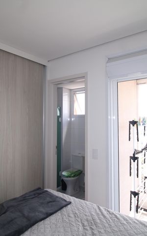 Apartamento à venda com 81m², 3 quartos e 2 vagasQuarto 3