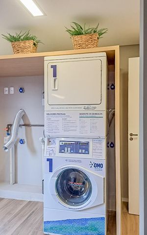 Apartamento à venda com 27m², 1 quarto e sem vaga Apartamento à venda com 27m², 1 quarto e sem vagaLavanderia