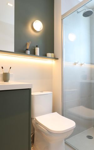 Apartamento à venda com 79m², 2 quartos e 1 vagaBanheiro da Suíte
