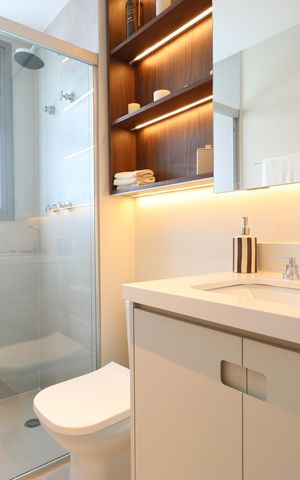Apartamento à venda com 79m², 2 quartos e 1 vagaBanheiro da Suíte 2