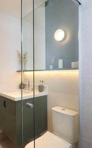 Apartamento à venda com 79m², 2 quartos e 1 vagaBanheiro da Suíte
