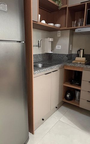 Studio para alugar com 28m², 1 quarto e sem vaga