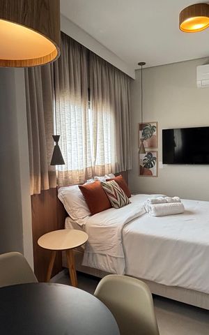 Studio para alugar com 28m², 1 quarto e sem vaga