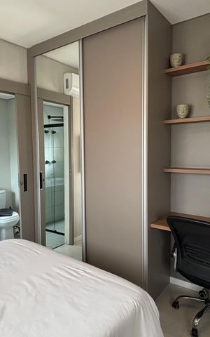 Studio para alugar com 28m², 1 quarto e sem vaga