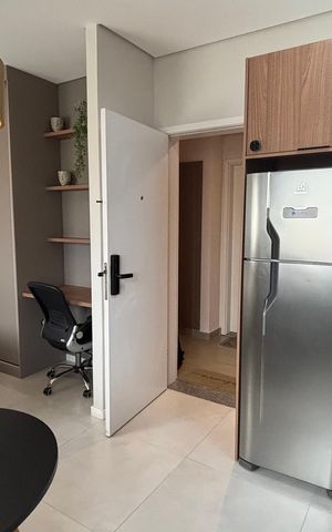 Studio para alugar com 28m², 1 quarto e sem vaga
