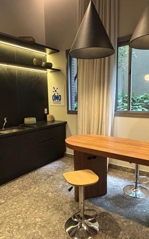 Studio para alugar com 28m², 1 quarto e sem vaga